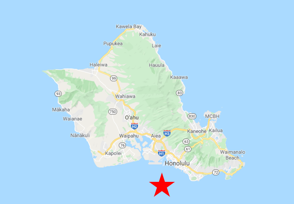 Honolulu Offshore.Orientation Map 